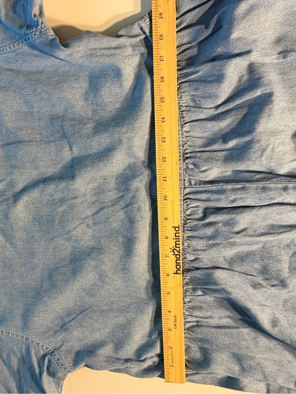 Disney | 90s Vintage Winnie the Pooh Embroidered Denim Maxi Dress Pockets Kid - Picture 11 of 11